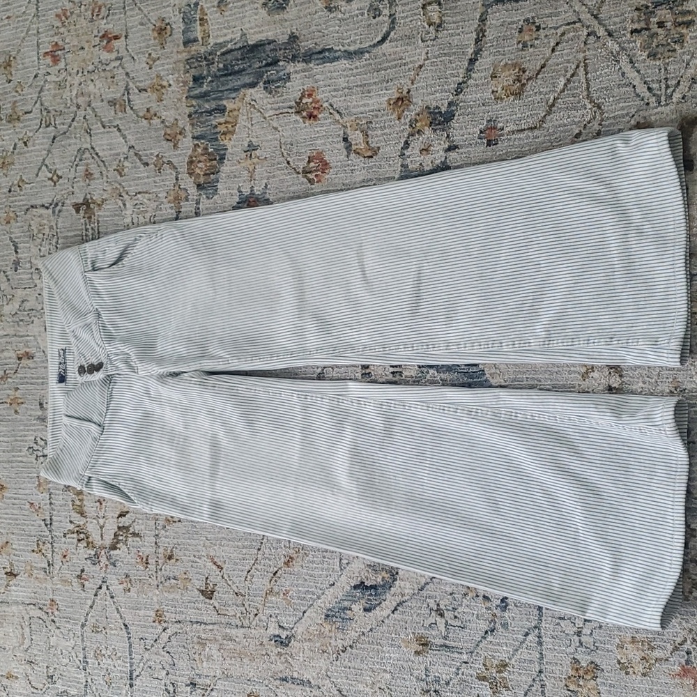 Rare wide leg pin striped Hudson jeans!!